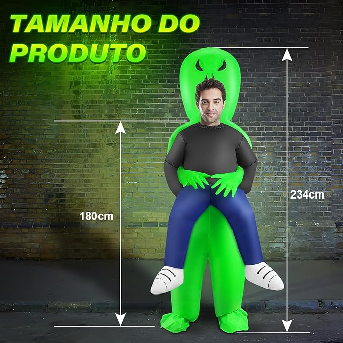 Fantasia Inflável Alienígena